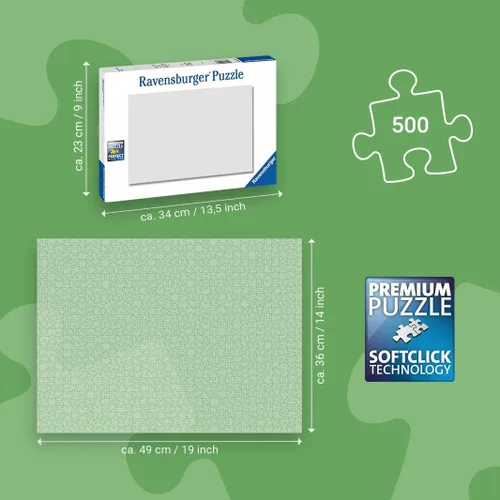 Miniatura 3 de Ravensburger Rooftop Garden Rompecabezas 500 piezas grandes y únicas Calidad premium con tecnología Softclick Ideal para adultos y niños