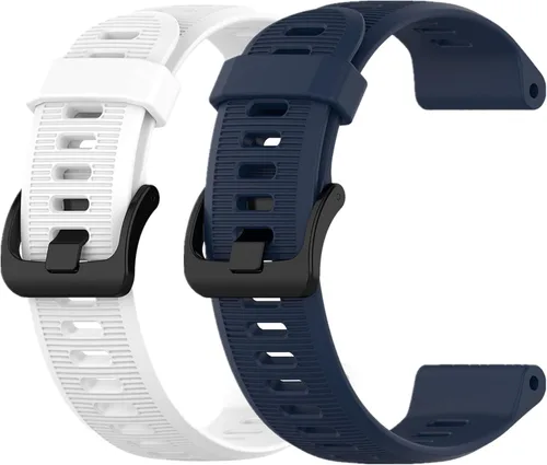 Miniatura 6 de Muovrto Correa de repuesto para Garmin Forerunner 945/935, correa de silicona para reloj Garmin Fenix 5/Approach S60/Fenix 6 Negro