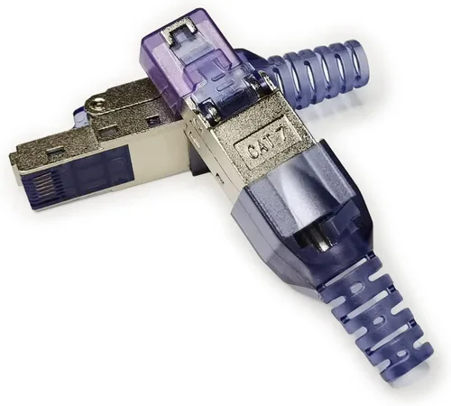 Miniatura 7 de Caja de conexiones Ethernet, conector de empalme a tope de cable de red CAT6A/CAT6E/CAT6/CAT5E/CAT5E/CAT5, terminal de tipo perforado blindado sin