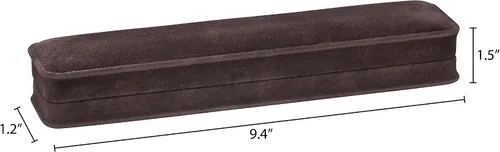 Miniatura 18 de Caja de pendientes de terciopelo negro, paquete de 2, gamuza de lujo rica, elegante estuche de aretes de diamante, con interior de terciopelo negro