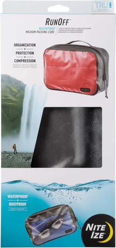 Miniatura 10 de Nite Ize Runoff Cubo de embalaje pequeño impermeable, bolsa de viaje impermeable IP67, bolsa seca con compresión, carbón