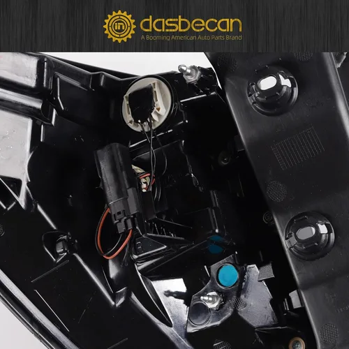 Miniatura 6 de Dasbecan Conjunto de luz trasera izquierda del lado del conductor con bombilla compatible con Ford Escape Kuga 2017 2018 2019 lámpara trasera