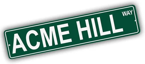 Ohio Mountains Pick Your Mountain Compatible/repuesto para Acme Hill United States Mountain aluminio metal metal metal estilo letrero de calle