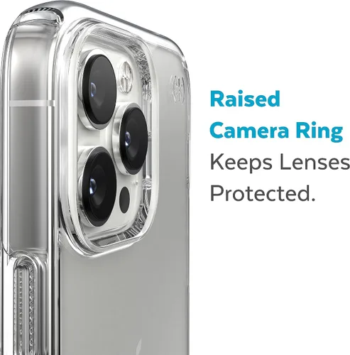 Miniatura 4 de Speck Funda transparente para iPhone 14 Pro Max, protección contra caídas, resistente a los arañazos, funda delgada de doble capa para iPhone 14 Pro