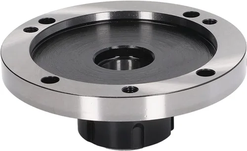 Miniatura 8 de Portabrocas de sujeción de trabajo 7 agujeros ER32 D125 Acero al carbono Collet Chuck Accesorio para fresadora CNC Herramienta