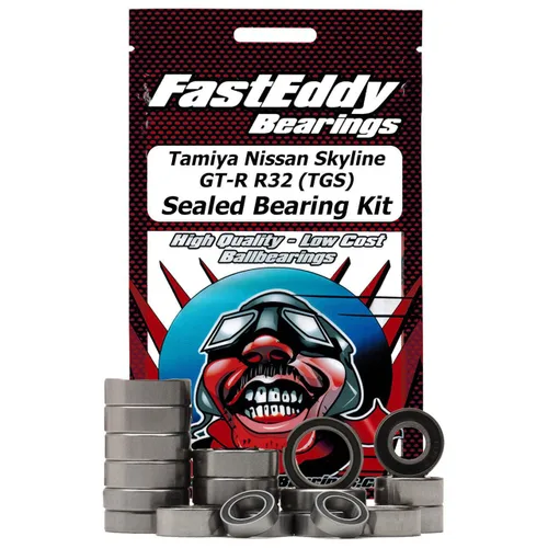 FastEddy Bearings Compatible con el kit de rodamientos sellados Tamiya Nissan Skyline GT-R R32 (TGS)