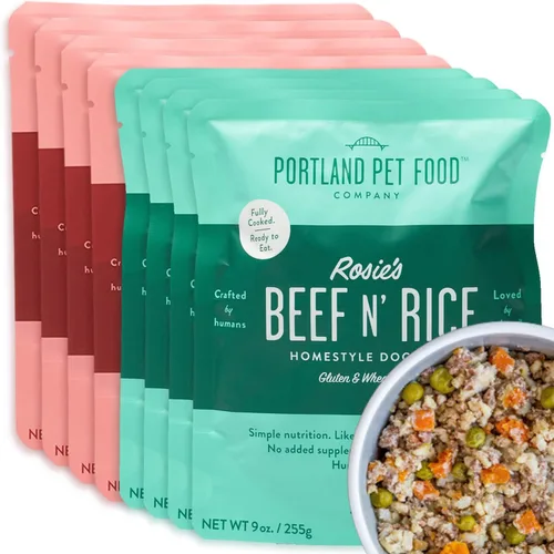 Miniatura 15 de Portland Pet Food Company Bolsas de comida fresca para perros, mezcla de grado humano y comidas húmedas para mascotas, cachorros y perros mayores