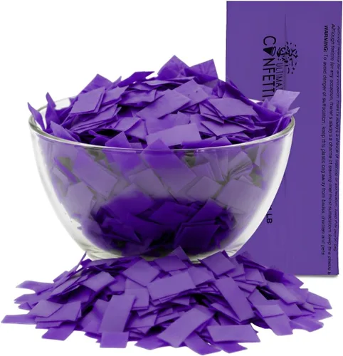 Miniatura 45 de Ultimate Confetti, Confeti Biodegradable Azul Bebé - Confeti de Papel de Seda Rectangular Revoloteante para Uso en Cañones y Lanzadores – Confeti