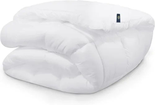 Miniatura 5 de SERTA Down Illusion - Cubrecolchón suave hipoalergénico de 2 pulgadas con parte superior de almohada, ajuste simple, individual, color blanco