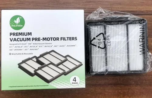 Miniatura 5 de RV1001AE AV2501AE Robot Filter Piezas de repuesto para Shark ION, IQ, EZ AI Series Vacuum RV700/750/850 AV910/911S/912S/992 AV753/752 RV100AE