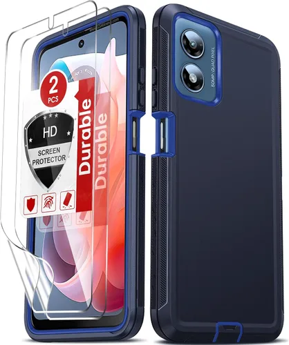 Miniatura 11 de LeYi Funda compatible con Moto G Play 4G 2024: 【No compatible con Play 5G 2024/G 5G 2024】 Funda de teléfono para Motorola G Play 4G 2024 con 2 Negro