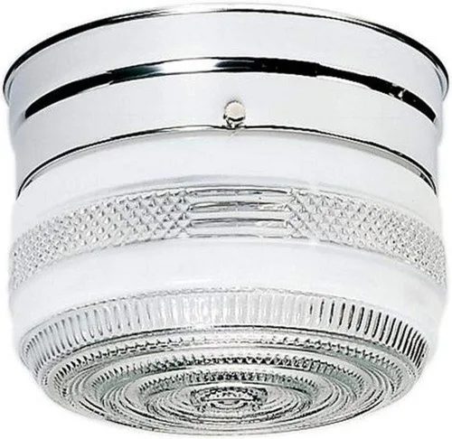 Miniatura 5 de NUVO SF77/102 Dos luces empotradas de montaje, cromo pulido/cristal blanco