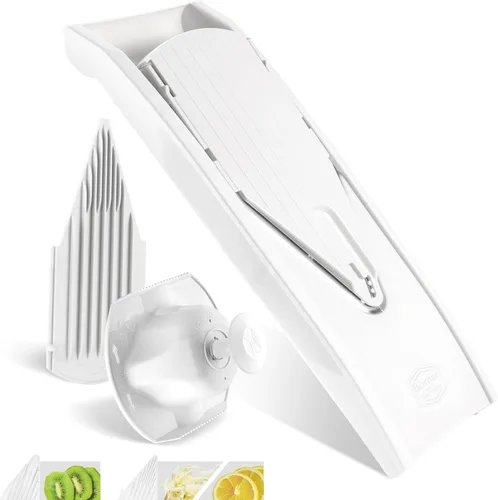 Miniatura 10 de BORNER V Mandoline Slicer Kitchen V1 ClassicLine Starter Set Börner - Calidad fabricada en Alemania, color: rojo