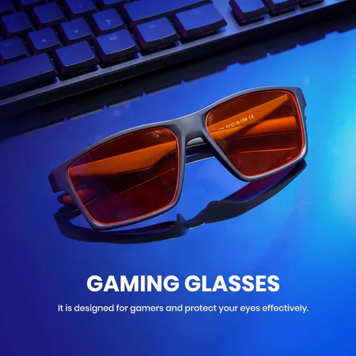 Miniatura 4 de Cyxus Gafas de juego para hombres y mujeres, lentes de luz azul para pantalla de computadora, reducen la fatiga ocular y duerme mejor 8303