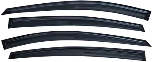 Miniatura 3 de Lightronic Visor de ventana para ventilación exterior extra duradero de montaje exterior, se ajusta a 2020-2025 Nissan Versa Sedan (S/SR/SV)