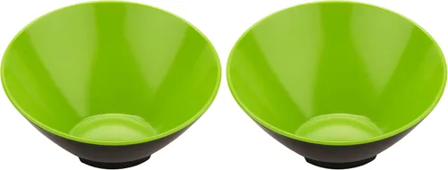 Miniatura 42 de G.E.T. B-792-W - Cuenco en ángulo para servir en cascada para ensaladas, arroz y postre, 24 onzas / 9.25 pulgadas, color blanco
