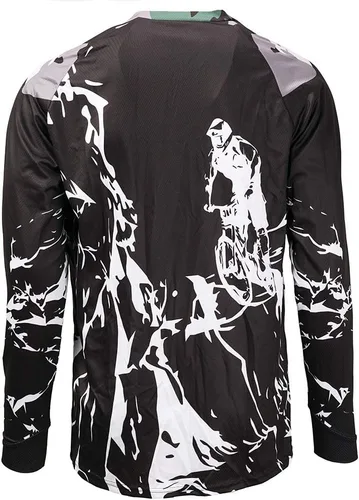 Miniatura 2 de Weimostar Camiseta de ciclismo para hombre, camiseta de manga larga, bicicleta de montaña, motocicleta, ropa de bicicleta al aire libre