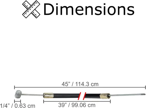 Miniatura 4 de AlveyTech - Cable de freno para scooter de 39