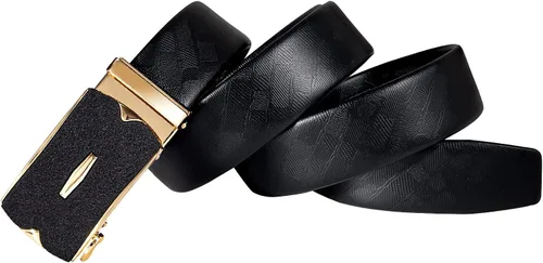 Miniatura 4 de Dubulle Cinturón de trinquete para hombre diseño de moda casual hebilla automática correa de cinturón de golf fácil de usar cortable