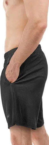 Miniatura 3 de NY Threads Pantalones cortos deportivos para hombre, de secado rápido, holgados, ligeros, para correr, entrenamiento, gimnasio, con bolsillos