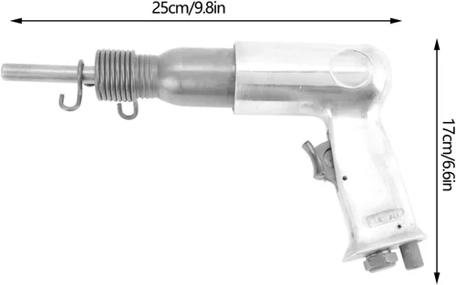 Miniatura 2 de 190 pistolas de remache neumáticas tipo 5.5cfm, pistolas de remache de aire de 1/4, remachadora neumática para remaches sólidos, clavos de aluminio