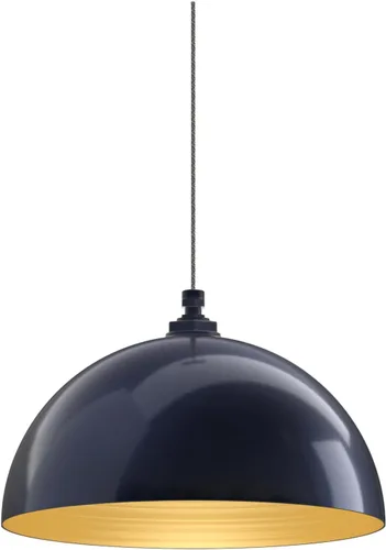 Miniatura 92 de Steel Lighting Co. Brentwood - Lámpara colgante Montada en el techo Cúpula redonda de 14 pulgadas Estilo moderno contemporáneo de granja