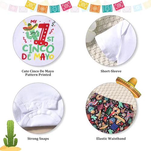 Miniatura 80 de fioukiay Conjunto de ropa de verano para bebés y niñas recién nacidas prematuros, mameluco, pantalones, diadema, conjunto de ropa para el verano