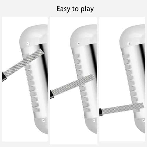 Miniatura 6 de EASTROCK Güiro Raspador de Percusión Latina Estilo Peine Raspador de 12 Pulgadas Profesional de Repuesto para Varios Instrumentos de Percusión negro
