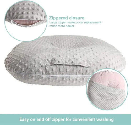 Miniatura 3 de OWLOWLA Funda para tumbona para recién nacido, funda extraíble Minky para tumbona recién nacida para bebé niño y niña (blanco)