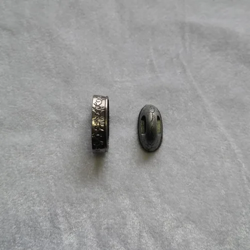 Miniatura 5 de Espada samurái japonesa KOSHIRAE – Aleación de Fuchi Kashira 01-44
