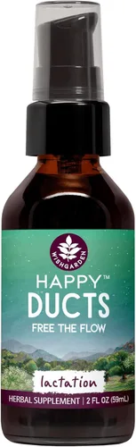 WishGarden Herbs Happy Ducts Apoyo a la Lactancia - Suplemento para el alivio de conductos de leche obstruidos, suplemento de apoyo a la lactancia