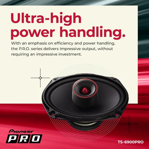 Miniatura 3 de PIONEER P.R.O. Series TS-6900PRO - Altavoces de 2 vías de 6" x 9" (par) - 600W máximo, perfecto para construcciones de alto SPL y audio profesional