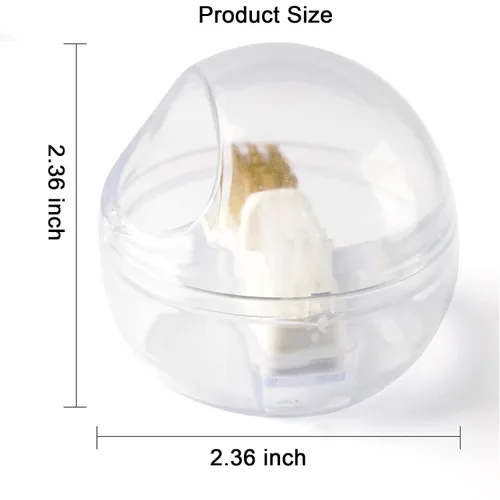 Miniatura 3 de LXIANGN Brocas de uñas con cubierta transparente, alambre de nailon y alambre de acero para limpiar brocas de carburo/cerámica, diseño