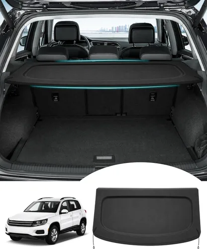 Miniatura 12 de Powerty Cubierta de Carga para Accesorios Kia Sportage 2023-2025 2026, Textura de Lona Cubierta Retráctil para Maletero Trasero de Carga de Equipaje