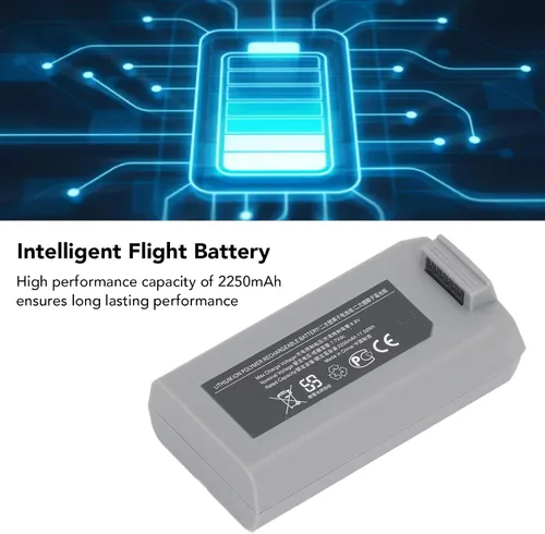 Miniatura 3 de Mini 2 batería de vuelo inteligente, 7.7 V 2250 mAh batería de alta capacidad, 31 minutos de tiempo de vuelo, batería de repuesto de repuesto