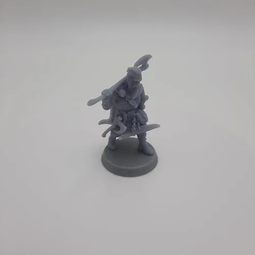 Miniatura 3 de Guerrero vikingo - RPG - Calabozos y Dragones - DND - Pathfinder - Destino de las norias - Figurita en miniatura (gris/sin pintar) (Bjorn)