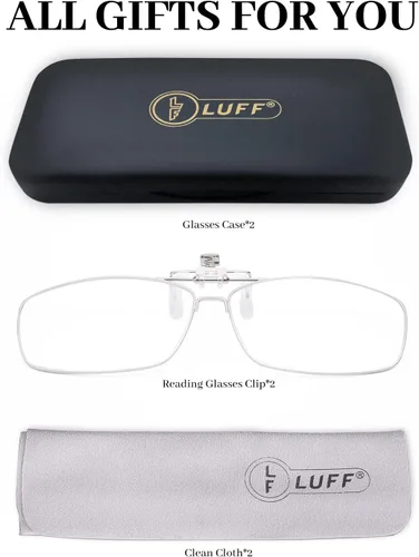 Miniatura 6 de LUFF Anti-Blue Clip On Reading Glasses Can Flipped Reader for Women/Men