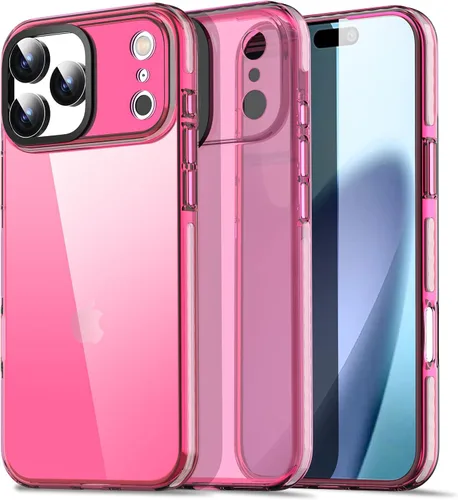 Miniatura 163 de AICase Funda protectora para iPhone 16 compatible con iPhone 16, delgada, ligera, transparente [no amarillenta] Diseño vibrante