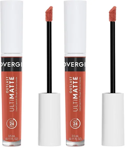 Miniatura 19 de COVERGIRL Outlast Ultimatte One Step 99350047205 - Color de labios líquido, Rose, Yay, Rose, 0.12 onzas líquidas, Yay, Rosé 115
