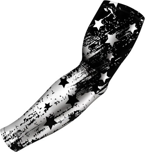 Miniatura 37 de B-Driven Sports Sleeve Pro-Fit - Manga Patriótica - Estados Unidos, Cuba, México, Israel, Canadá, Venezuela, Rep. Dominicana - Individual Bandera