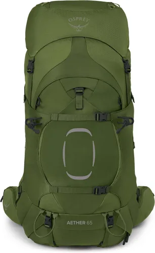 Miniatura 6 de Osprey Aether 65L Mochila de mochilero para hombre, color verde mostaza ajo, S/M, ajuste extendido Ajo Mostaza Verde