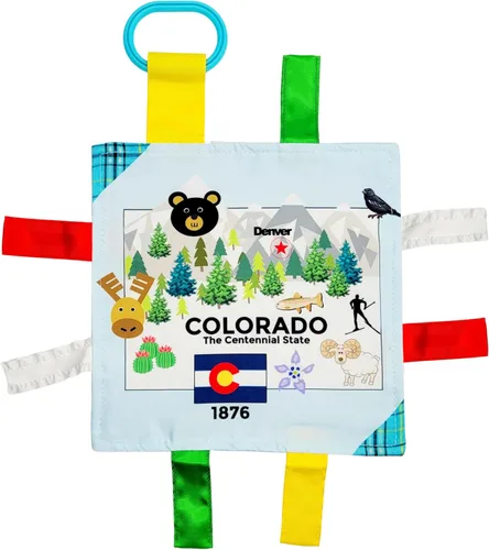 Miniatura 18 de Baby Jack & Co - Cochecito de juguete para bebés de 8 x 8 pulgadas, juguete para bebés, juguetes arrugados para desarrollar cinco sentidos, aprende