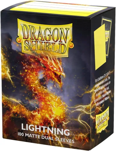 Miniatura 26 de Dragon Shield Fundas para cartas mate de tamaño estándar dual 100 unidades - Fundas TCG premium suaves y resistentes - Compatibles con Pokémon