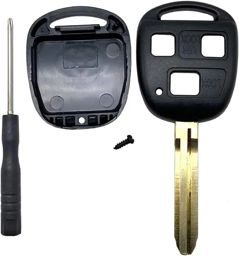 Miniatura 4 de Funda de repuesto para llavero sin chip para Toyota Land Cruiser Corolla Camry Prado FJ Cruiser con hoja TOY43