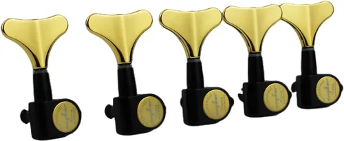 Miniatura 6 de Guyker Afinadores de Bajo para Guitarra (2R + 2L) - Clavijas de afinación con relación 1:17, cabezal sellado, reemplazo de máquina de afinación