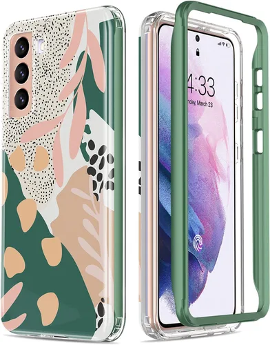 Miniatura 9 de ESDOT - Funda protectora para celular Samsung Galaxy S21, de grado militar, resiste caídas de 21 pies (probado), con diseños modernos, para niñas