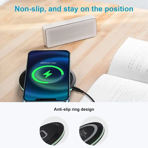 Miniatura 7 de Cargador inalámbrico de teléfono de 15 W para Samsung Galaxy S26 S26+ S25 FE Edge Plus Ultra S25+ S24 S23 S22 S21 S20 Ultra 5G FE S10 S9 S8 S7 S6