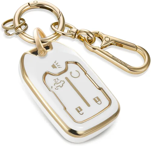 Miniatura 45 de para Buick - Funda para llavero con llavero de cuerda trenzada metálica anti-pérdida mejorada, carcasa suave de TPU exquisita para Avenir Envision