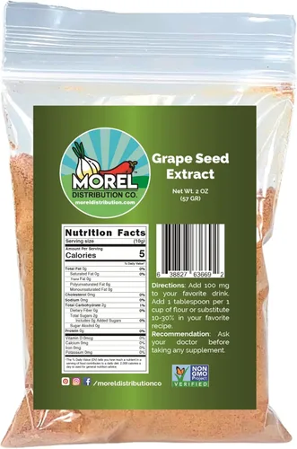 Extracto de semilla de uva en polvo 2 oz y 1 lb.
