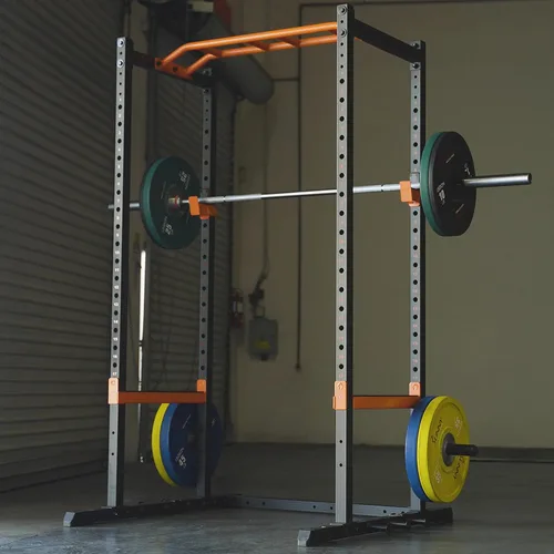 Miniatura 9 de Sunny Health & Fitness Power Zone Strength Rack Power Cage - 1000 LB Weight Capacity, Spotter Bar, Angled Pull-Up Bar, J-Hooks, Resistance Band